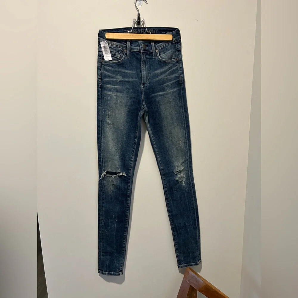 BRAND NEW w/TAGS ARITZIA CITIZENS OF HUMANITY ROCKET INDIE HR SKINNY ~ sz 24 - Picture 9 of 11